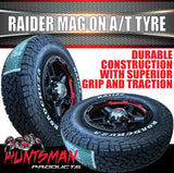 15" 6 Stud Raider Caravan Trailer Alloy Wheel Rim & 195R15C LT RA1100 AT TYRE