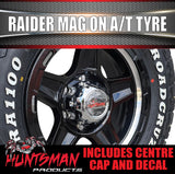 15" 6 Stud Raider Caravan Trailer Alloy Wheel Rim & 195R15C LT RA1100 AT TYRE