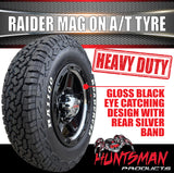 15" 6 Stud Raider Caravan Trailer Alloy Wheel Rim & 195R15C LT RA1100 AT TYRE