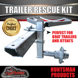 Trailer Rescue Kit , Spare Wheel Holder inc hub & L/M bearings. Dolly Wheel