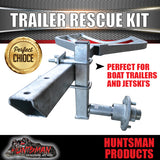 Trailer Rescue Kit , Spare Wheel Holder inc hub & S/L bearings. Dolly Wheel