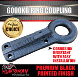 6000kg Trailer Ring Coupling & Handbrake Kit Suit Pintle Hook 3". Black E Coat