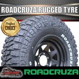 285/75R16 Roadcruza RA8000 Tyre on 16" Black Steel Wheel Rim. 126/123Q 3 Ply Sidewall