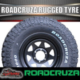 285/75R16 Roadcruza RA8000 Tyre on 16" Black Steel Wheel Rim. 126/123Q 3 Ply Sidewall