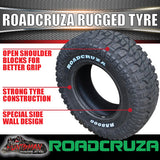 33x12.5R20 Roadcruza RA8000 12 Ply Tyre Rugged Terrain 119Q. 3 Ply Sidewall 33 12.5 20