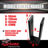 Middle 10mm Thick Hanger Suited to 60mm Wide Rocker Roller Springs Suspension