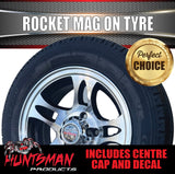 Low Profile Boat Trailer 14" HQ Holden Pattern Rocket Mag Wheel Rim & 175/65R14C Tyre