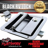 10x Black Stainless Caravan RV Motorhome Trailer Canopy Lock. Pull Down Up Handle