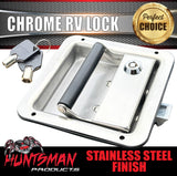 10x Stainless Steel Caravan RV Motorhome Trailer Canopy Lock. Pull Down Up Handle