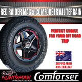 14" & 175/70R14 LT RA1100 Ford Stud Red Band Raider Trailer Caravan Mag Rim & All Terrain Tyre
