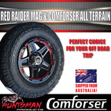 14" & 185R14 LT CF1100 Ford Stud Red Band Raider Trailer Caravan Mag Rim & All Terrain Tyre