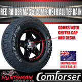 14" & 185R14 LT CF1100 Ford Stud Red Band Raider Trailer Caravan Mag Rim & All Terrain Tyre