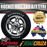 15" Ford Pattern Rocket Caravan Trailer Alloy Wheel Rim & 195R15C LT Roadcruza RA1100 All Terrain Tyre 195 15