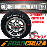 15" Ford Pattern Rocket Caravan Trailer Alloy Wheel Rim & 195R15C LT Roadcruza RA1100 All Terrain Tyre 195 15