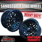 17x8 Sandstorm Mag Wheel 6/139.7 pcd +20 Offset suit Ranger Hilux Triton etc