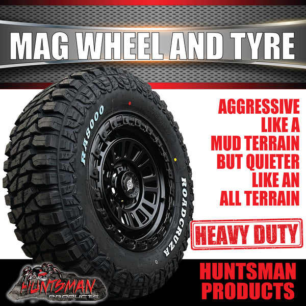 17x8 Sandstorm Alloy Wheel 6/139.7 pcd ET20 & 265/65R17 Roadcruza RA8000 Rugged Tyre