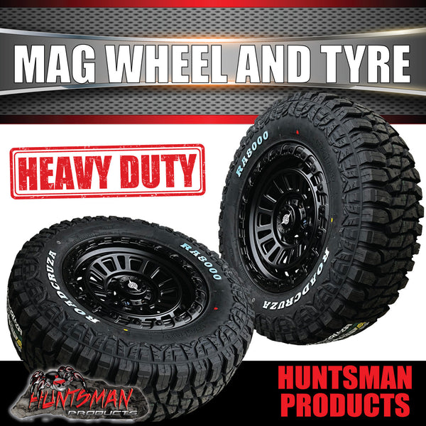 17x8 Sandstorm Alloy Wheel 6/139.7 pcd ET20 & 265/65R17 Roadcruza RA8000 Rugged Tyre