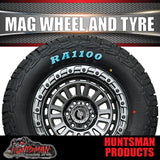 17x8 Gunmetal Sandstorm Alloy Rim 6/139.7 pcd ET0 & 265/65R17 Roadcruza RA1100 Tyre