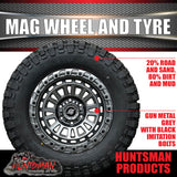 17x8 Gunmetal Sandstorm Alloy Rim 6/139.7 pcd ET0 & 265/65R17 Comforser Mud Tyre