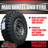 17x8 Gunmetal Sandstorm Alloy Rim 6/139.7 pcd ET0 & 33x12.5R17 Comforser Mud Tyre