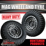 17x8 Gunmetal Sandstorm Alloy Rim 6/139.7 pcd ET0 & 33x12.5R17 Comforser Mud Tyre