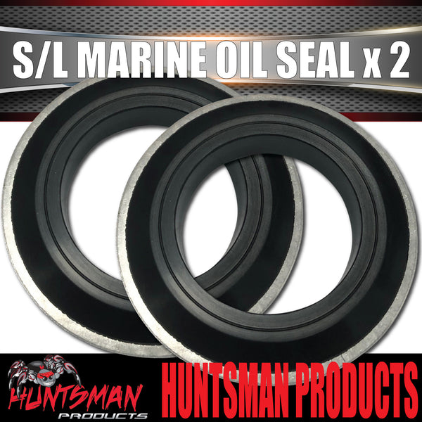 2 x Marine Oil Seal SL Slimline (Ford) for Boat Trailer Hub Disc Ford Bearings