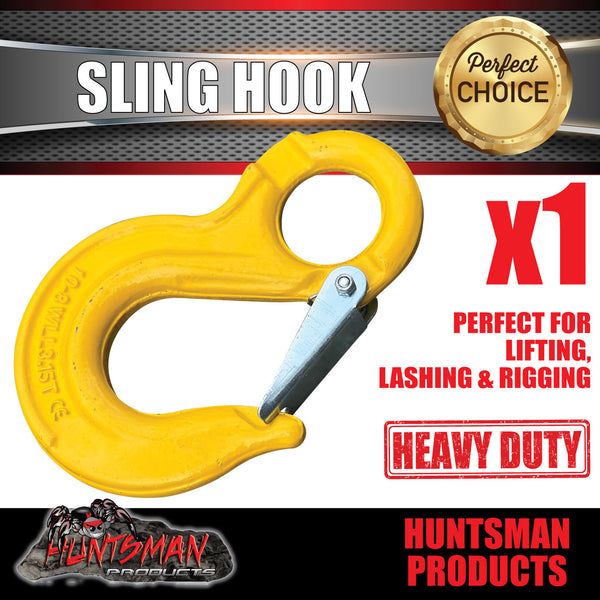 2 x 10mm 3.15t Eye Sling Hooks For Hammerlock Caravan Trailer Chain Connection