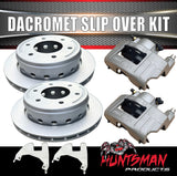 12" Landcruiser 5 or 6 Stud Pattern Dacromet Ventilated Trailer Caravan Hydraulic Disc Brake Kit. Fits Kodiak & Deemaxx