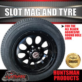 16x8 6 stud +15 Slot alloy Mag Wheel & 215/60R16C Tyre. Trailer Caravan Vans