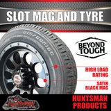 16x8 6 stud +15 Slot alloy Mag Wheel & 215/60R16C Tyre. Trailer Caravan Vans