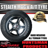 14" & 175/70R14 LT CF1100 HT Holden Stealth Trailer Caravan Mag Wheel Rim & All Terrain Tyre