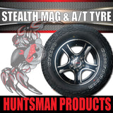 15" Ford Pattern Stealth Caravan Trailer Alloy Wheel Rim & 195R15C LT Roadcruza RA1100 All Terrain Tyre 195 15