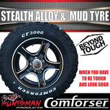 14" HT Holden Stealth Trailer Caravan Mag Wheel Rim & 185R14 LT CF3000 Mud Tyre