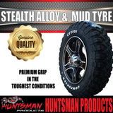 14" HT Holden Stealth Trailer Caravan Mag Wheel Rim & 185R14 LT CF3000 Mud Tyre