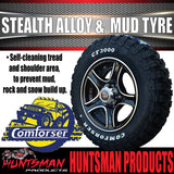 14" HT Holden Stealth Trailer Caravan Mag Wheel Rim & 185R14 LT CF3000 Mud Tyre