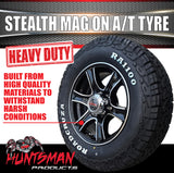 15" 6 Stud Stealth Caravan Trailer Alloy Wheel Rim & 195R15C LT Roadcruza RA1100 All Terrain Tyre 195 15