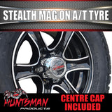 15" 6 Stud Stealth Caravan Trailer Alloy Wheel Rim & 195R15C LT Roadcruza RA1100 All Terrain Tyre 195 15