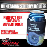 x4 Huntsman Products Stubby Holder Can Cooler. 5mm Neoprene Solid Base