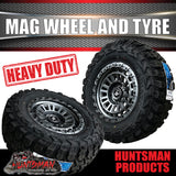 17x8 Sandstorm Gunmetal Alloy Wheel 6/139.7 pcd ET0 & 33x12.5R17 Gladiator Mud Tyre