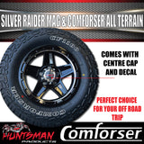 14" & 175/70R14 LT RA1100 Ford Stud Silver Band Raider Trailer Caravan Mag Rim & All Terrain Tyre