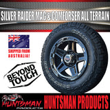 14" & 185R14 LT CF1100 Ford Stud Silver Band Raider Trailer Caravan Mag Rim & All Terrain Tyre