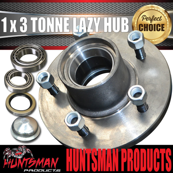 2X 3 Tonne 5 Stud LC Trailer Caravan Hubs 5/150 pcd 3000kg Bearings.  Suits Huntsman & Alko