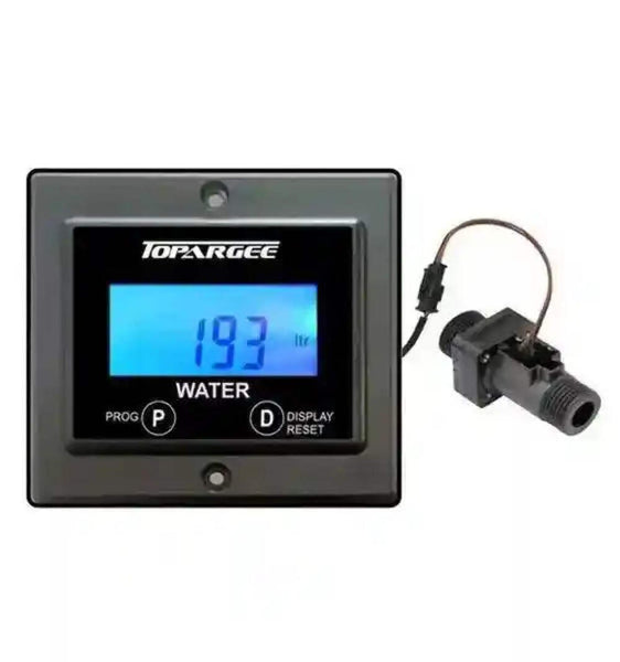 Topargee Flush Mount Water Tank Gauge H2F-FM 12 Volt