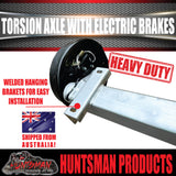 4000Kg Tandem Trailer Caravan Torsion Bar Independent Suspension Kit. 12'' Brakes