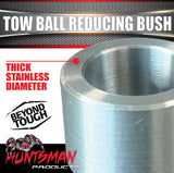 Huntsman Products Tow Ball Reducing Bush 70mm To 50mm Stainless Steel SS304