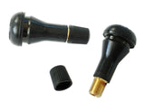 4x Car Trailer TR413 Snap Tyre Valve Rubber Tubeless Short Valve Stems
