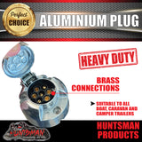 7 Pin Female Aluminium Trailer Plug.
