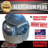 7 Pin Female Aluminium Trailer Plug.