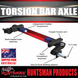3500Kg Tandem Trailer Caravan Torsion Bar Independent Suspension Kit. 12'' Brakes