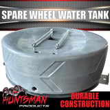95 Litre Spare Wheel Well Water Tank For Under Vehicle + Mount Kit 750mm x 250mm